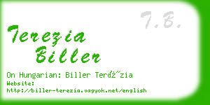 terezia biller business card